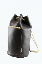 Dark Brown Mini Duffel Bag